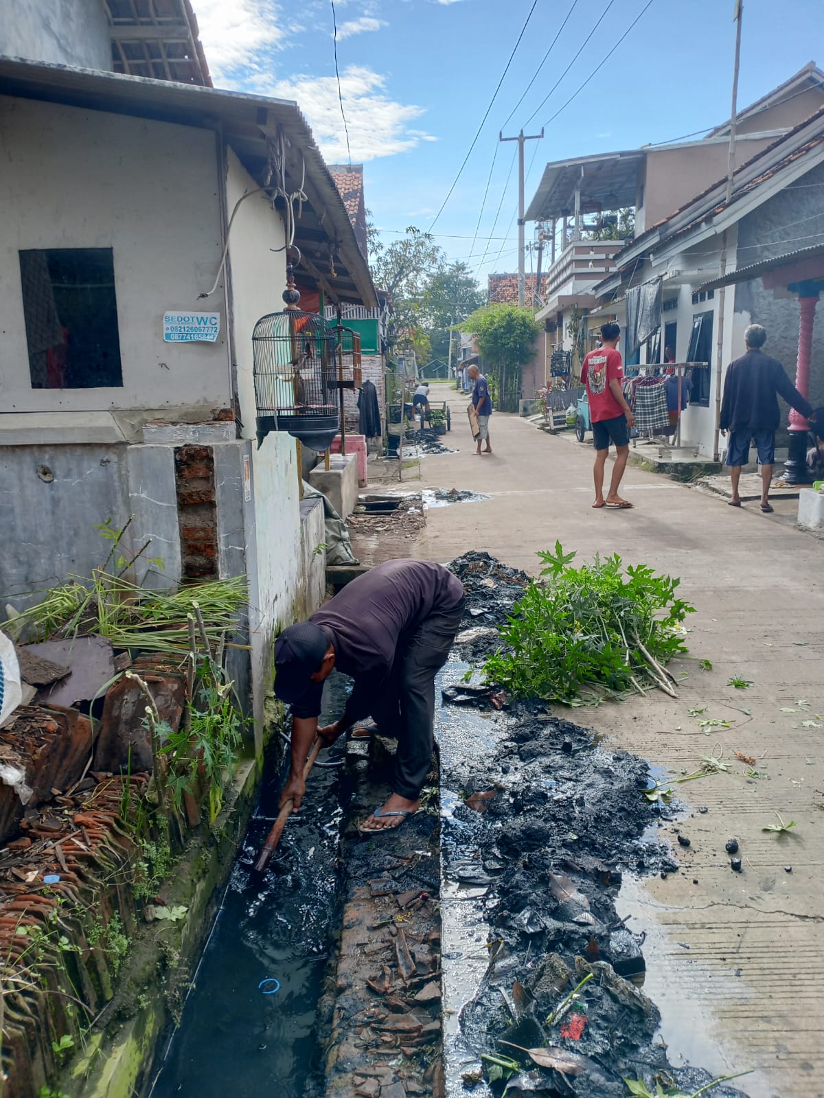 kerja bakti blok Dampyang